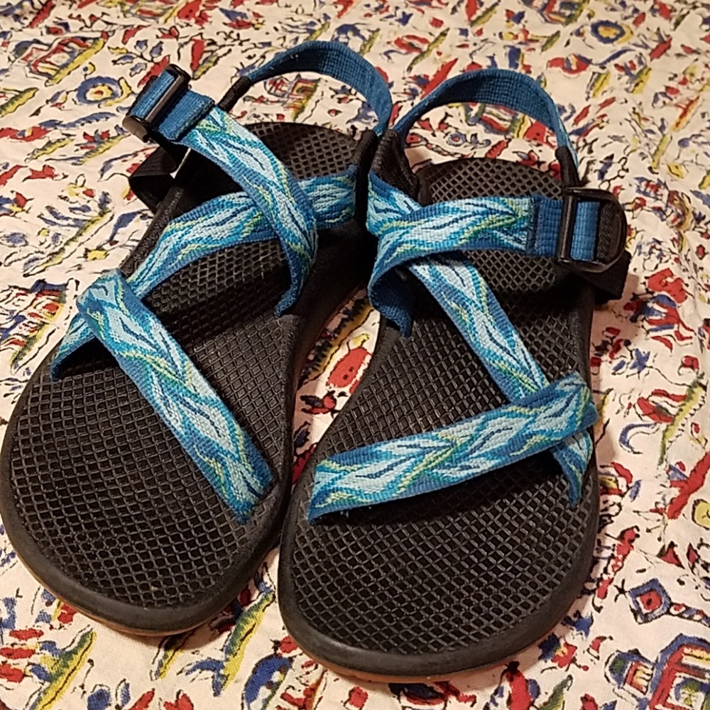 Chaco Women's Blue Strappy Sport Sandals